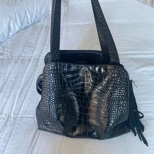 Rebecca Minkoff Alligator Fringe Bag